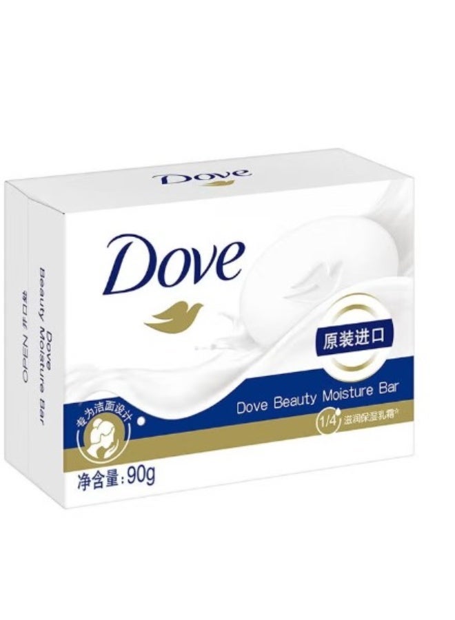 Dove Beauty Moisture Soap Bar – 90g (Facial Cleansing & Bath Moisturizing Soap for All Skin Types) - Image 2